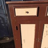 Low Parisian buffet Solid support height two doors 2 drawers