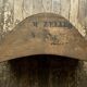 Neo-classical Empire box 1860 in curved wood shape XXL