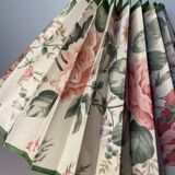 Flowery lampshade pleated