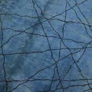 Turqouise Vintage Handmade Hemp Rug sku 3001