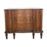 Italian art deco walnut chest of drawers, 1940s.
