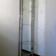 Chrome metal wall coatrack 1960