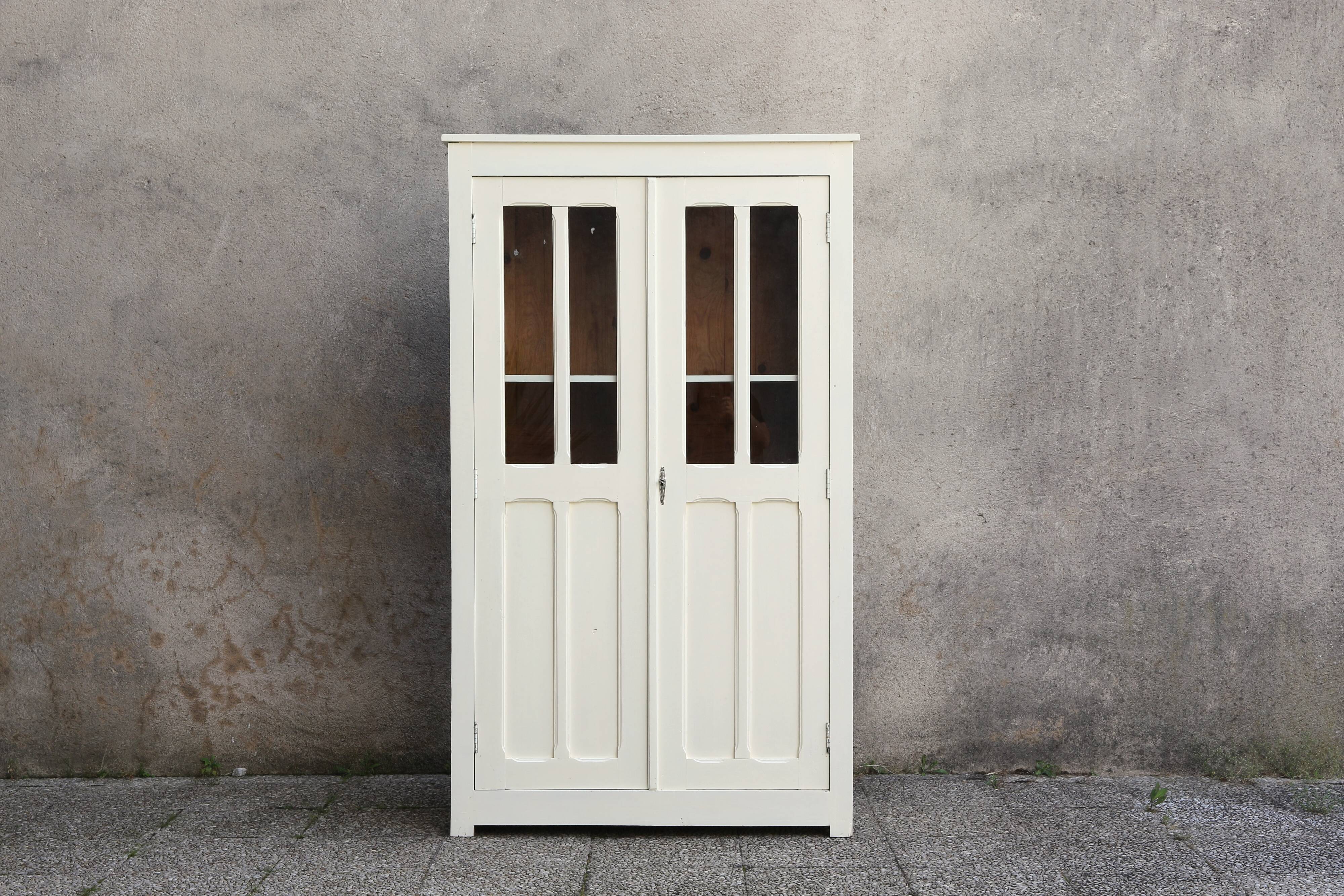 Vintage Parisian glass cabinet