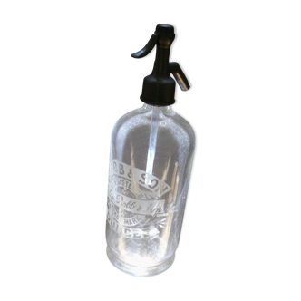 Vintage English siphon bottle