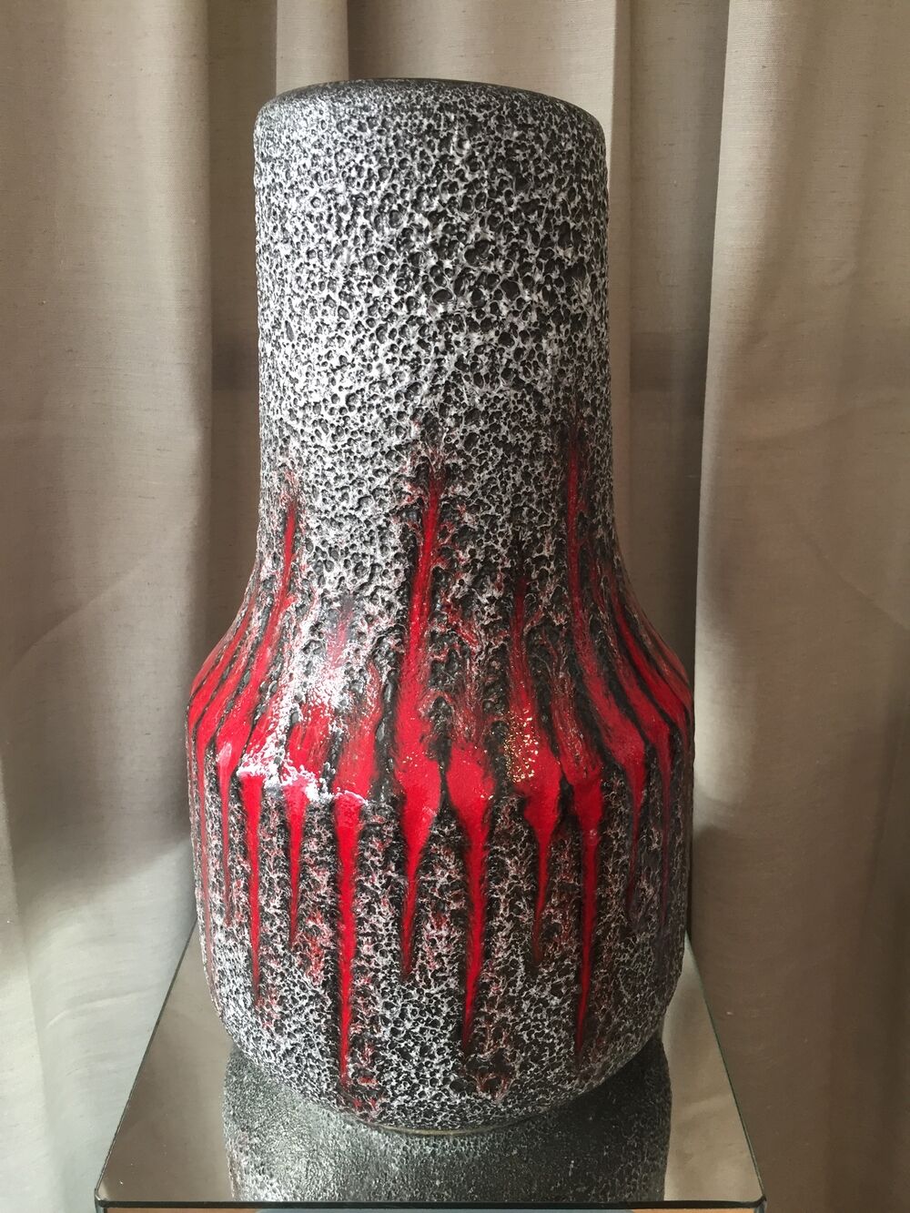 Vase west germany deco vintage scheurich