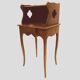 Louis XV style bedside table in solid oak 19th century