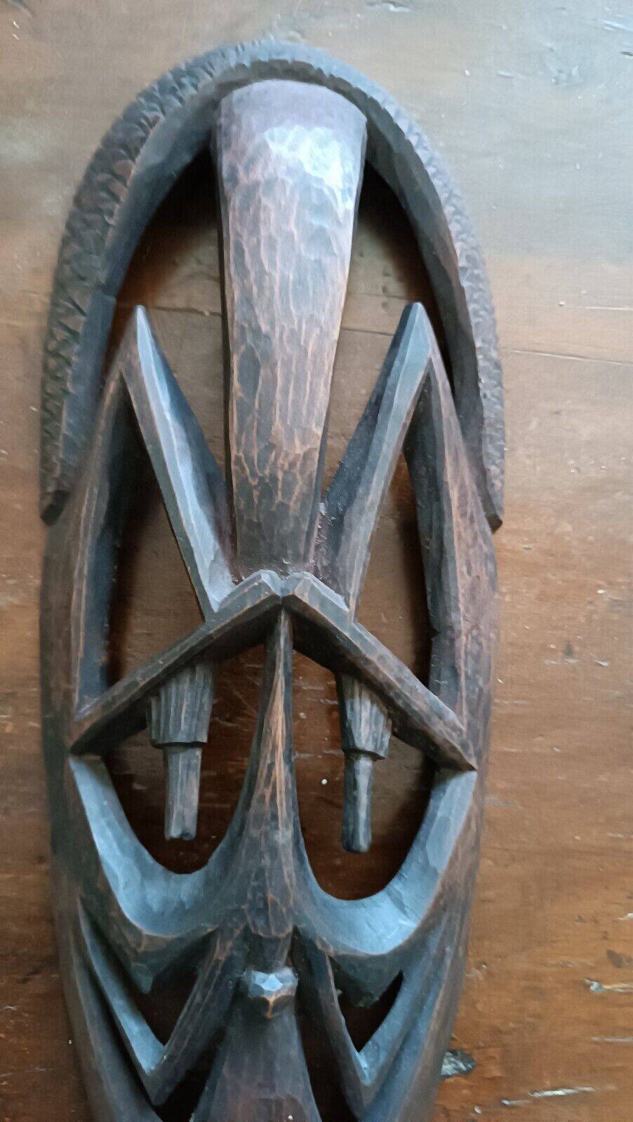 Vintage African wooden mask