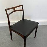 Danish Model 94 Side Chairs in Rosewood and Leather by J.Andersen for Christian Linneberg, 1960 s,