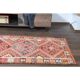 1970s Turkish Oushak Handmade Wool Cotton Pink Runner Rug 98x315