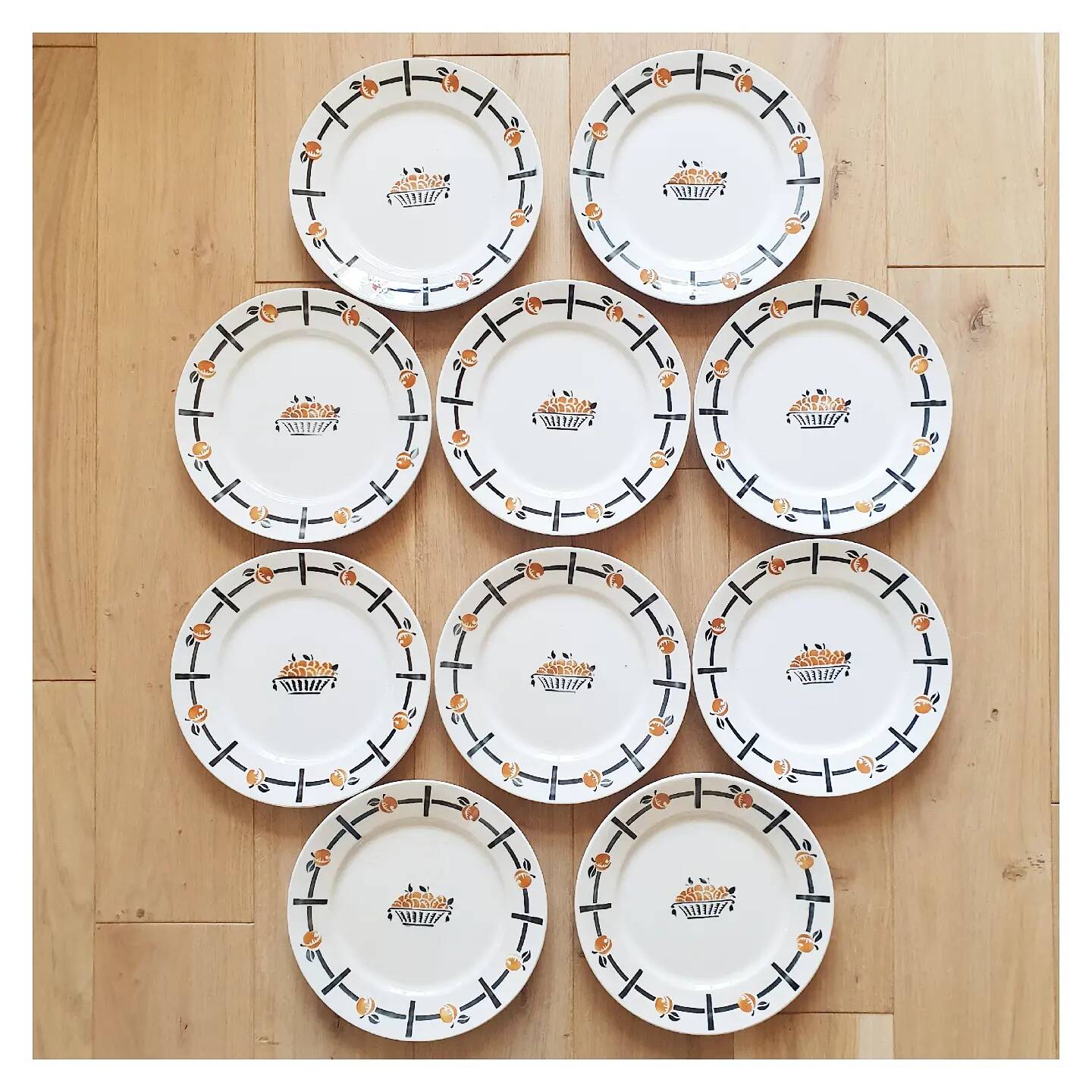 10 Badonviller flat plates