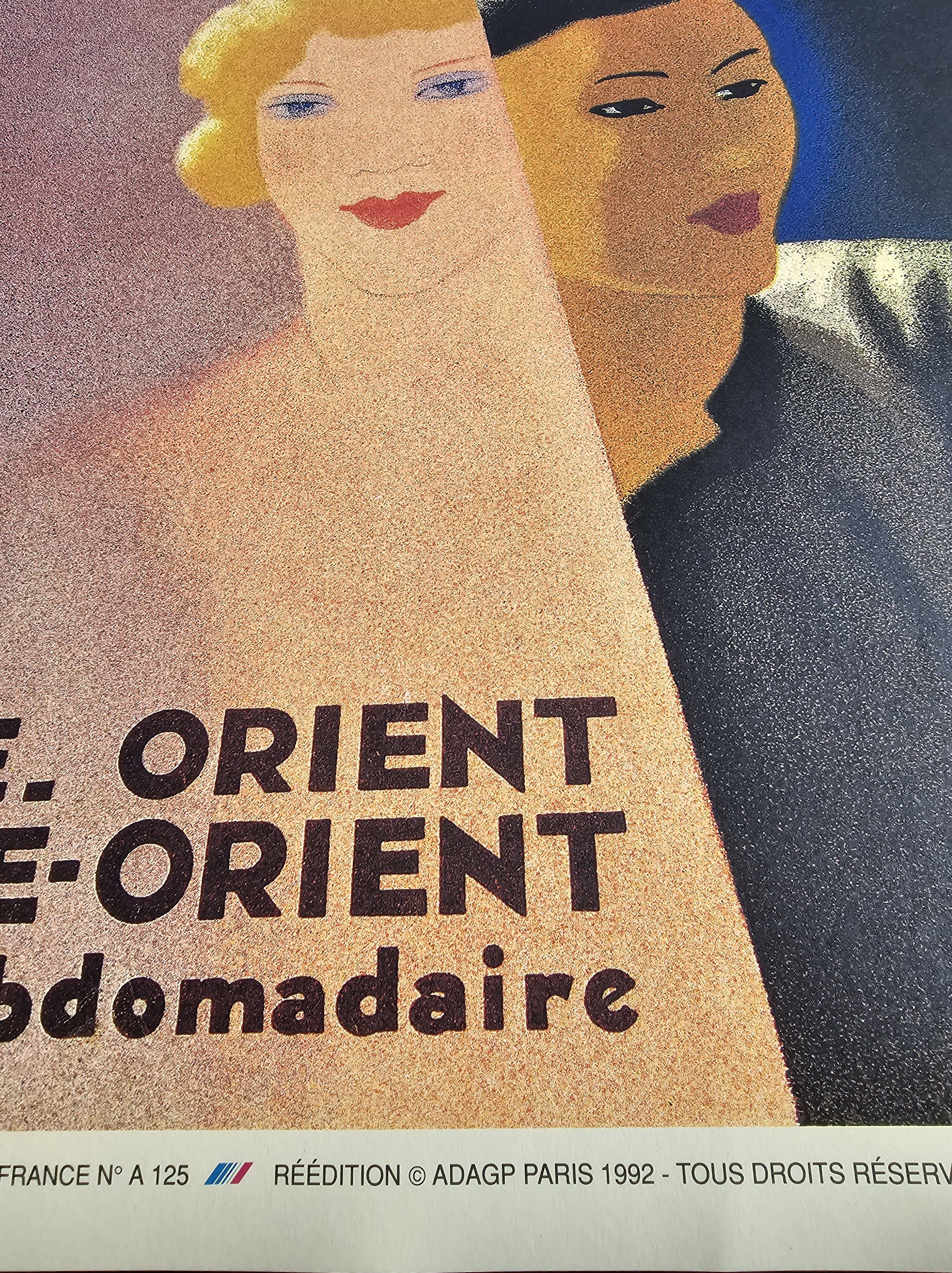 Air france poster - air orient