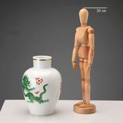 Antique Meissen vase in Asian style, Germany, 20th century.