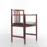 Scandinavian office chair in Rio rosewood