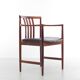 Scandinavian office chair in Rio rosewood
