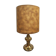 Vintage brass Hollywood Regency table lamp 1960