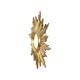 Large Wooden Sun Mirror Sunburst Deknudt Gold Leaf 70cm
