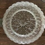 Vintage moulded glass ceiling 29cm