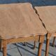 Nesting tables in oak from the 1930s.