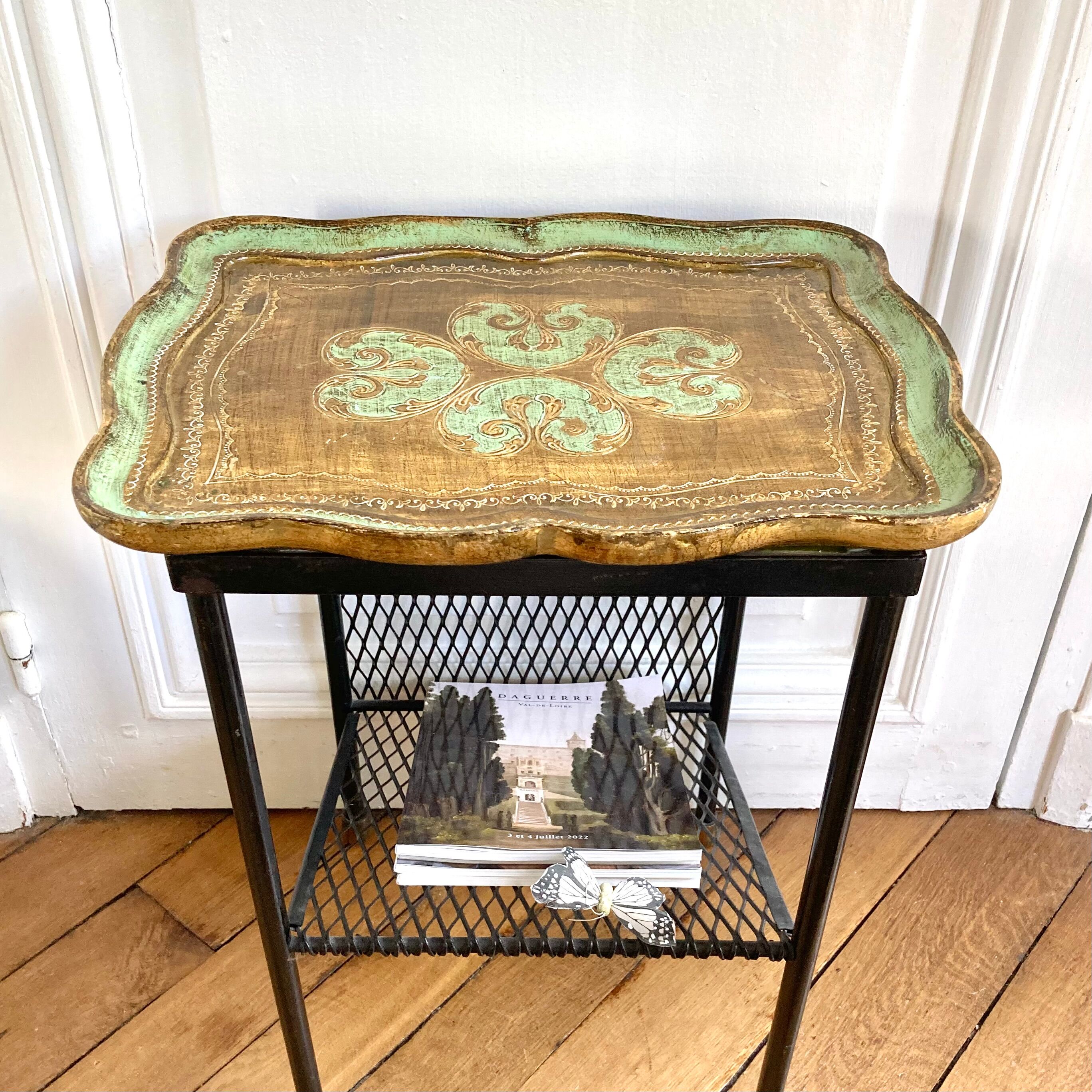 Florentine wooden top