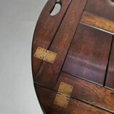 Plateau de service/plateau de majordome/table d'appoint pliable victorienne