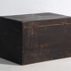 Antique black lacquered pine chest – China, circa 1900