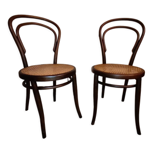 Paire de chaises de bistrot