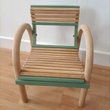 Chaise baumann en bois courbe