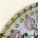Large hand painted ceramic dish