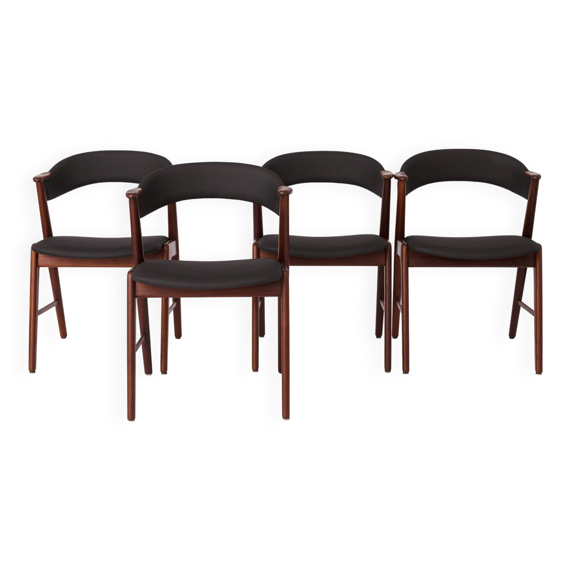 Set of 6 Danish Teak Dining Chairs by Korup Stolefabrik – 1960s Mid-Century