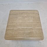 Italian Travertine Coffee Table, 1980's