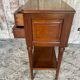 Antique Nightstand TRICOIRE Louis XVI Style Wood 2 Drawers Vintage
