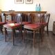 6 vintage bistro chairs