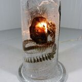 Lampe de table en verre par Mazzega, Italie