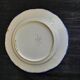 Old flat plate faience hb quimper hand-painted floral decoration