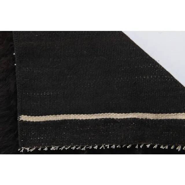 Tapis kilim en laine et coton turc vintage noué à la main, 47x133.