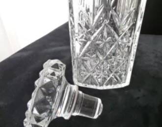 Arques crystal whiskey decanter