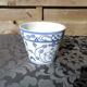 Indian blue and white pot cover
