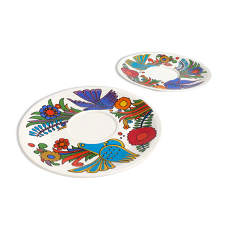 Two plates Acapulco Villeroy - Boch 70s