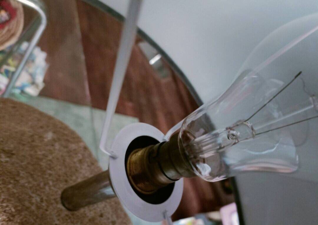 Stone lamp from the Pont du Gard, Albert Tormos