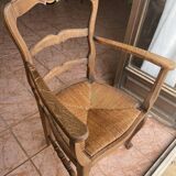 Paire de fauteuils en chêne