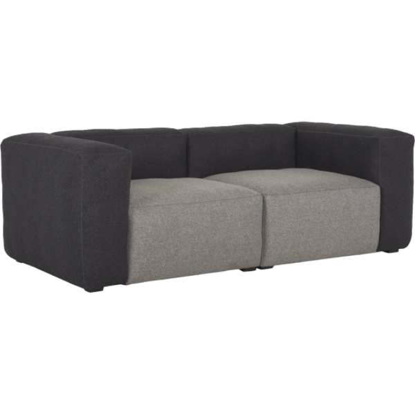 Canapé Hay Mag soft 2 places grey