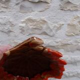 Vintage 1950 Vallauris flamed ceramic ashtray