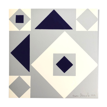 Enzo Cacciola: Untitled Serigraph from La Lune en Rodage