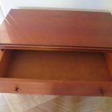 Elégante commode  en merisier – 3 tiroirs –Années 80