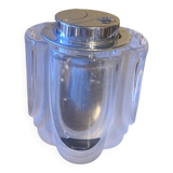 Crystal lighter signed Daum