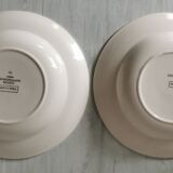 Set of 6 hollow plates Versailles