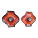 Pair of Fat Lava Ceramic Wall Lights by Hustadt Leuchten, 1970s
