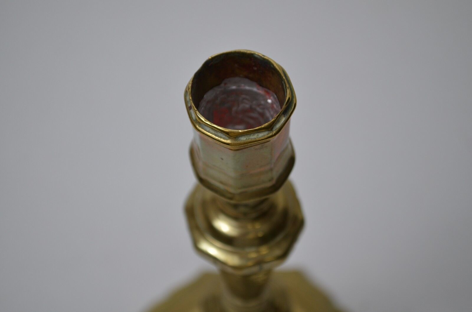 Pair of torches - Bronze chandeliers base with sides