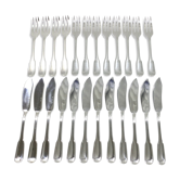 12 couverts à poisson, boulenger
