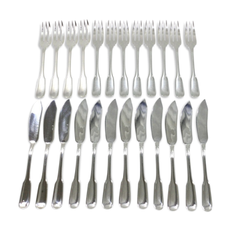 12 fish cutlery, boulenger